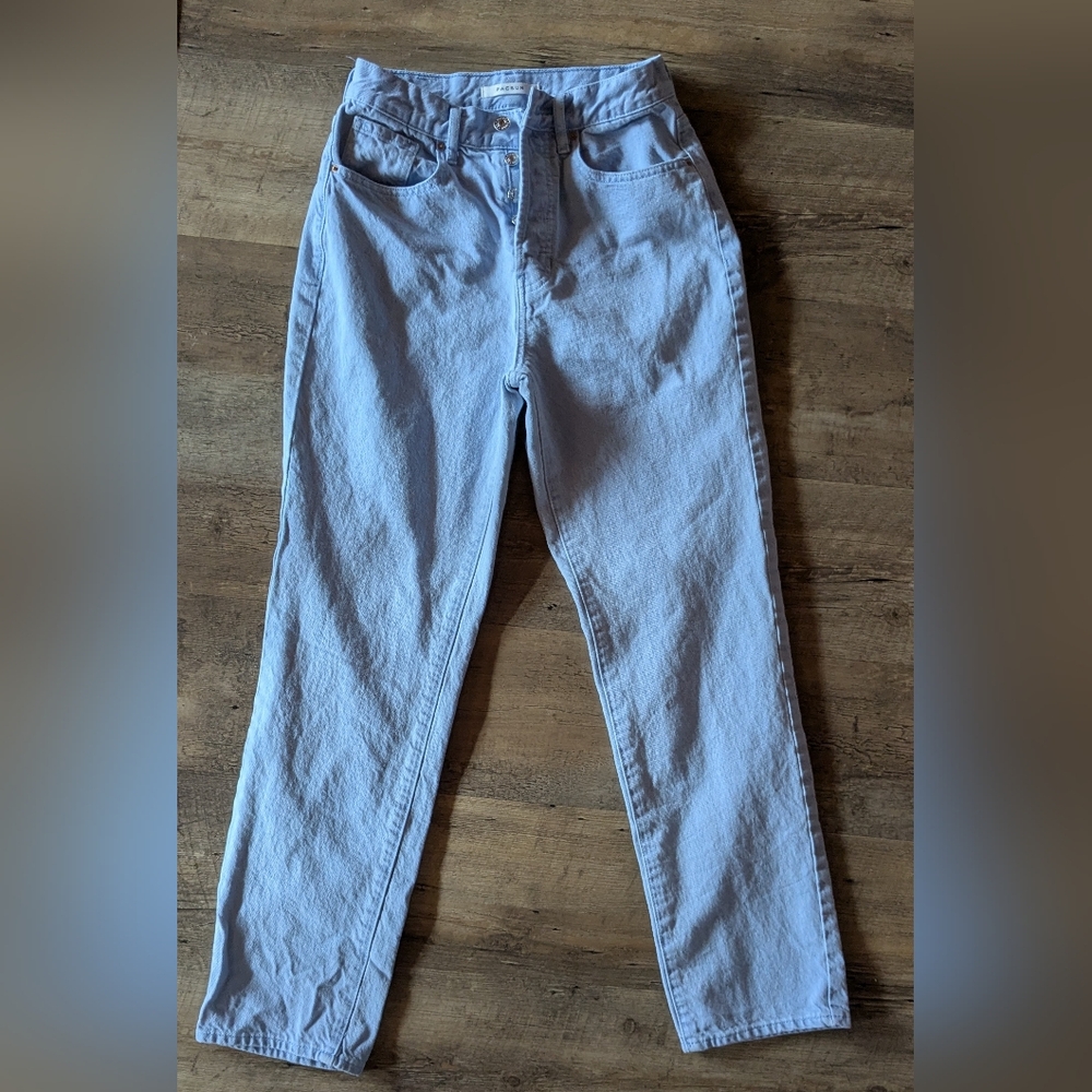 PacSun Sky Blue Button-Fly Jeans